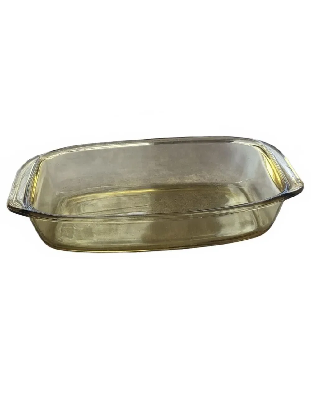 Vintage Dynaware Pyr-O-Rey Amber Glass Baking Dish Mexico 20